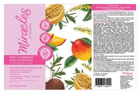 Miracles By Milagros deep-conditioning bottle displayed on shelf
