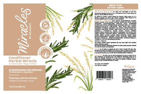 Miracles By Milagros after-use shine and softness promote healthy-looking hair.