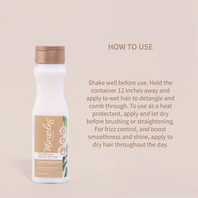 Miracles By Milagros hair dry detangling suggests 9x easier brushing.
