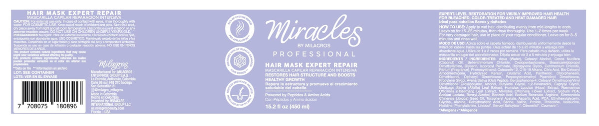 Glossy, smoother hair after using Miracles By Milagros Intensive Repair Hair Mask.