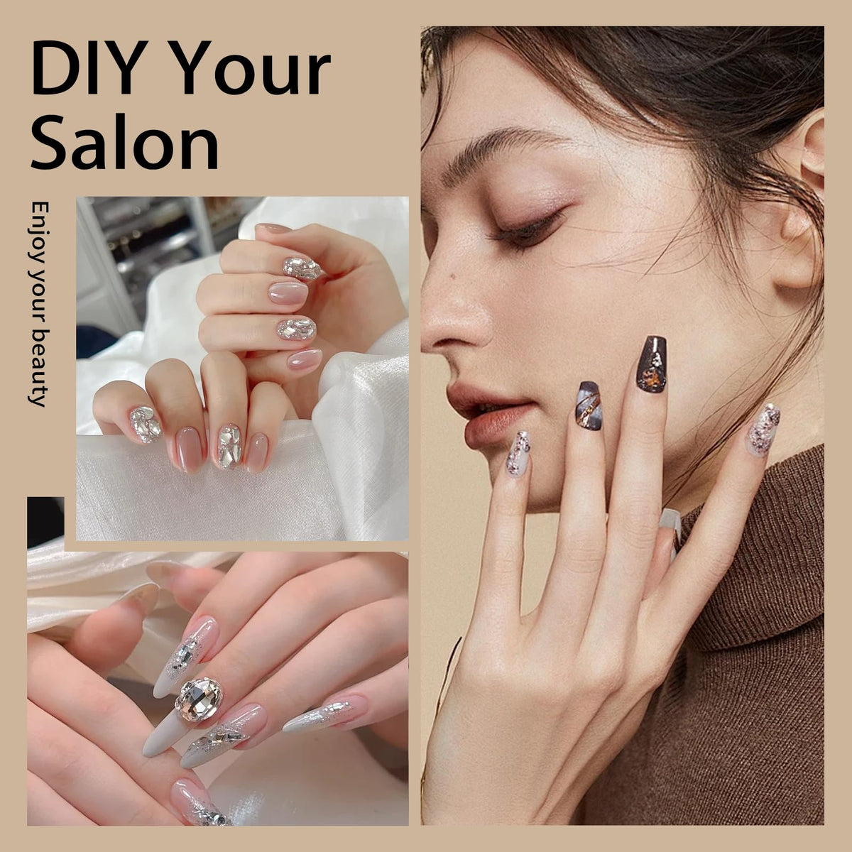 MIRAGE LAYON UV nail lamp with feet mode for versatile toe nail use.