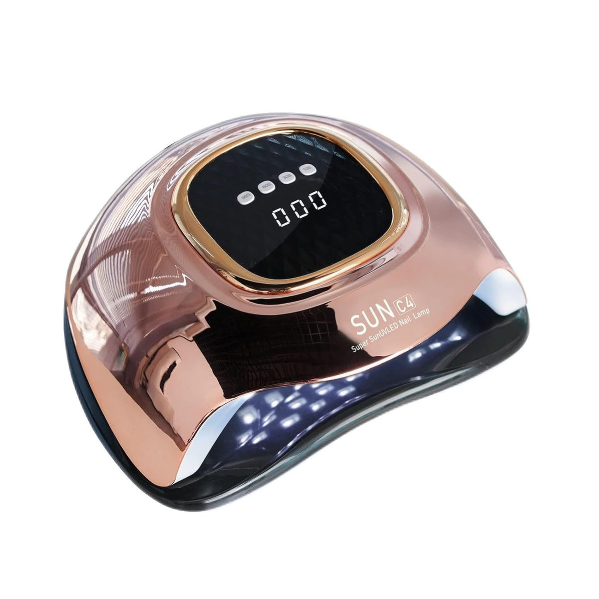 MIRAGE LAYON UV nail lamp front view showing compact, powerful gel curing capability.