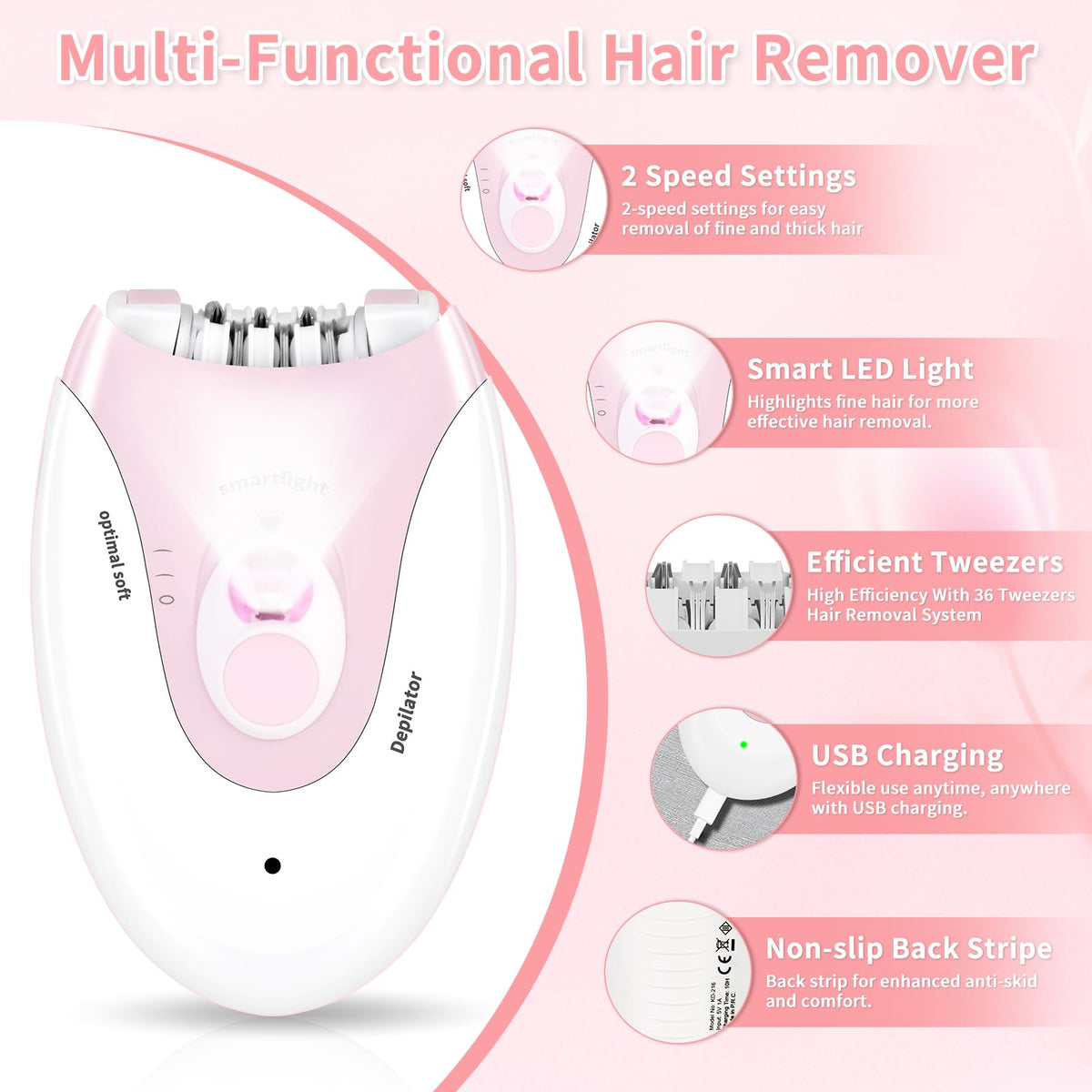 MIRAIWATIMO ergonomic design fits the hand comfortably