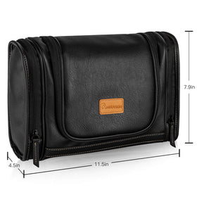 Mirason Dopp kit with leather-look finish for durable travel protection.