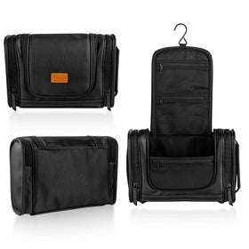 Mirason bag with waterproof lining keeps contents safe in damp bathrooms.