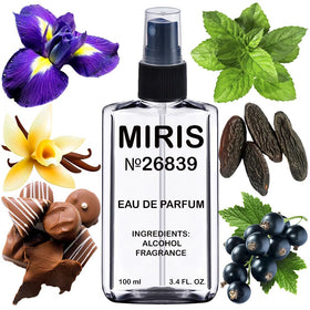 MIRIS No. 26839 La Belle Vie bottle front showcases elegant design for daily fragrance.