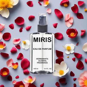 MIRIS Pheromone Women premium oils hint at high-quality ingredients.