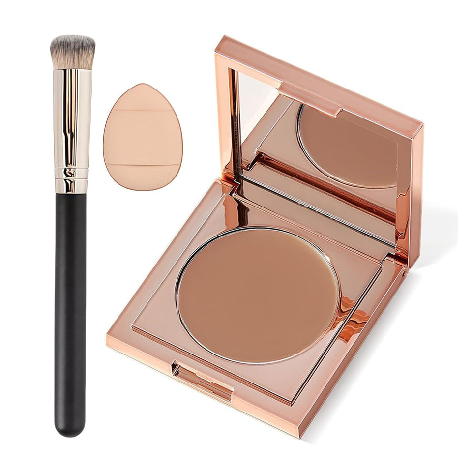 Mirmogo colored clay CC undereye corrector brush for precise, hydrated brightness.