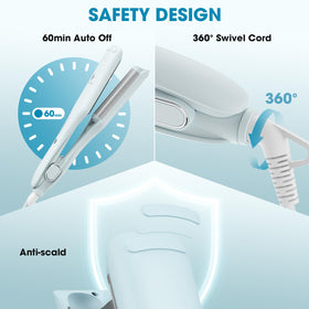 MiroPure 360-degree swivel cord enhances maneuverability during styling.