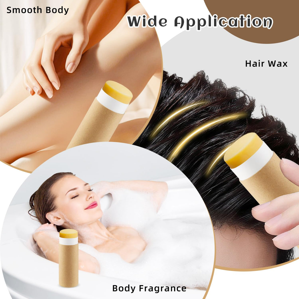 Mirrline deodorant tube brown packaging, ideal for samples and travel
