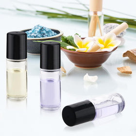 Mirrline DIY oil blends setup in compact roll-on bottles