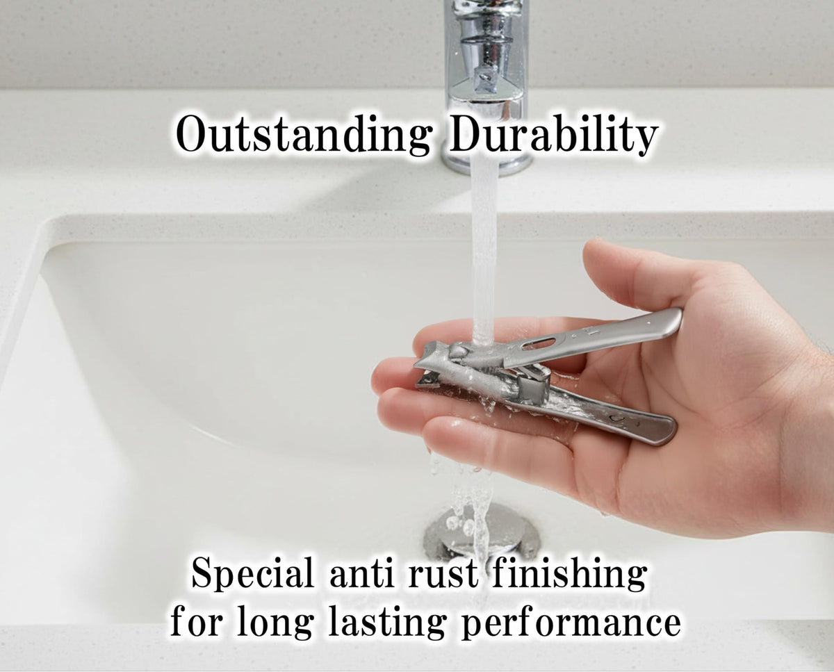 Mirrorcrest clipper minimizes flying clippings for cleaner grooming.