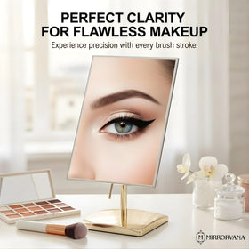 MIRRORVANA bathroom vanity setup for daily grooming