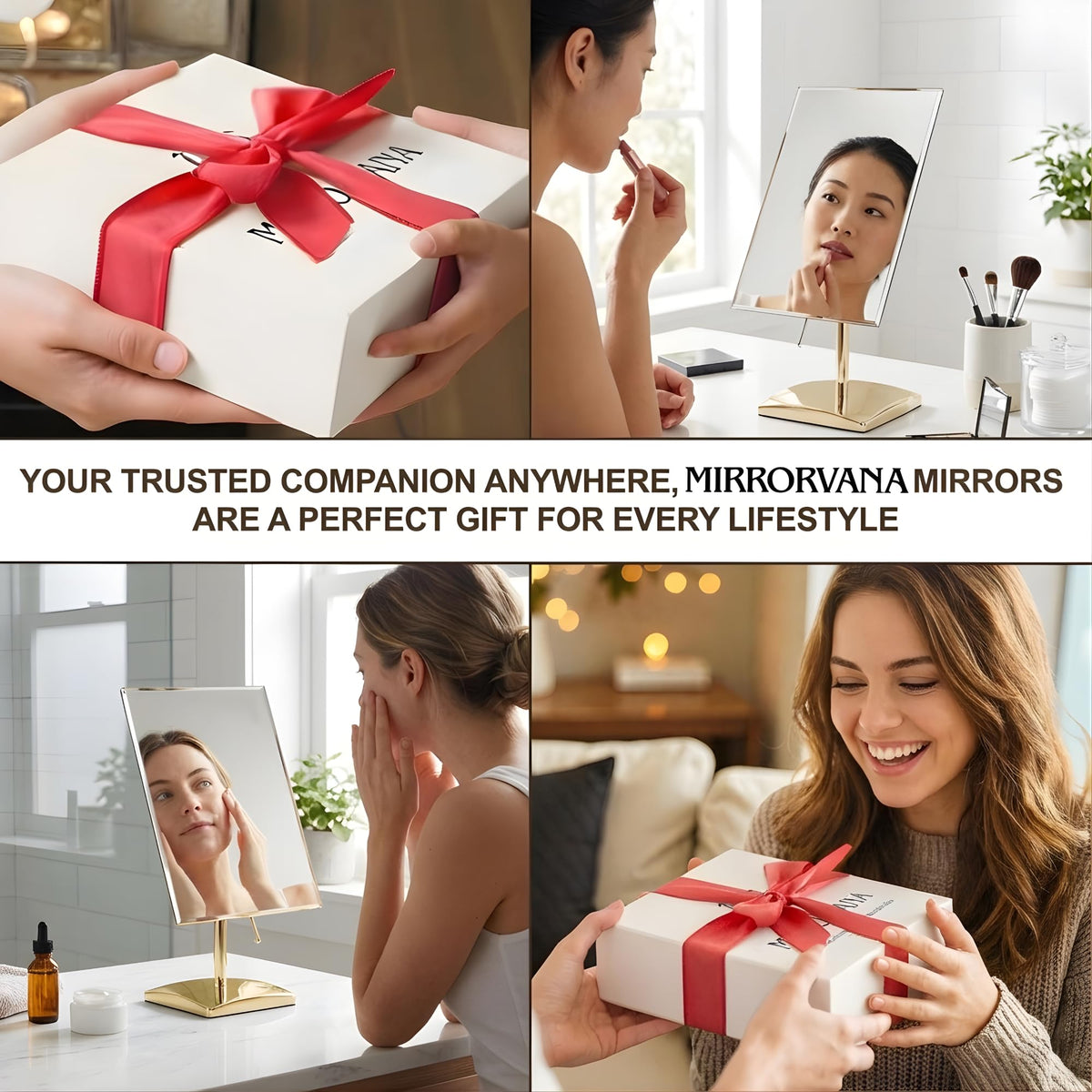 MIRRORVANA crystal-clear reflection for confident styling