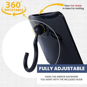 Durable, long-lasting MIRRORVANA shower mirror designed for daily use.