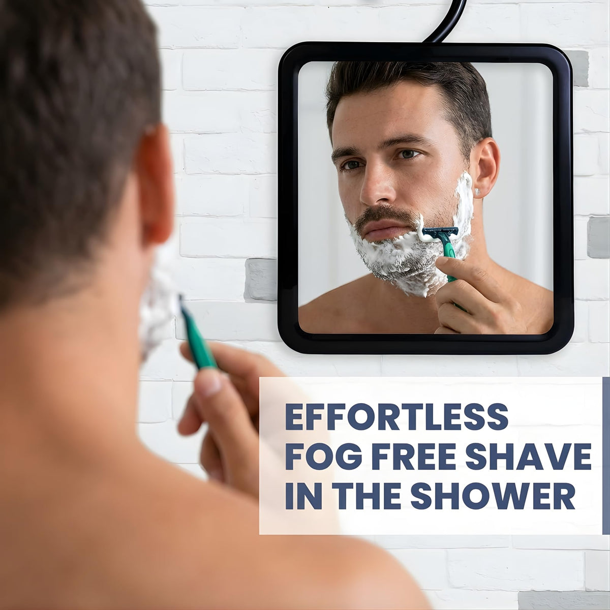 Gift-ready MIRRORVANA mirror for him or her, enhancing bathroom convenience.