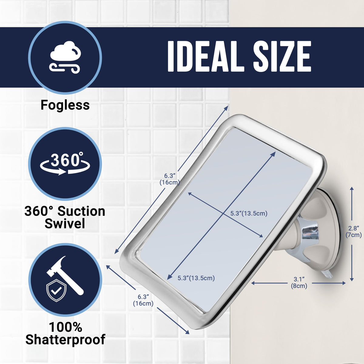 MIRRORVANA gift idea for him, practical grooming accessory