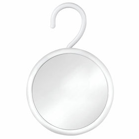 Mirrorvana Hangable Round Fogless Mirror offers fog-free visibility for a smooth shave.