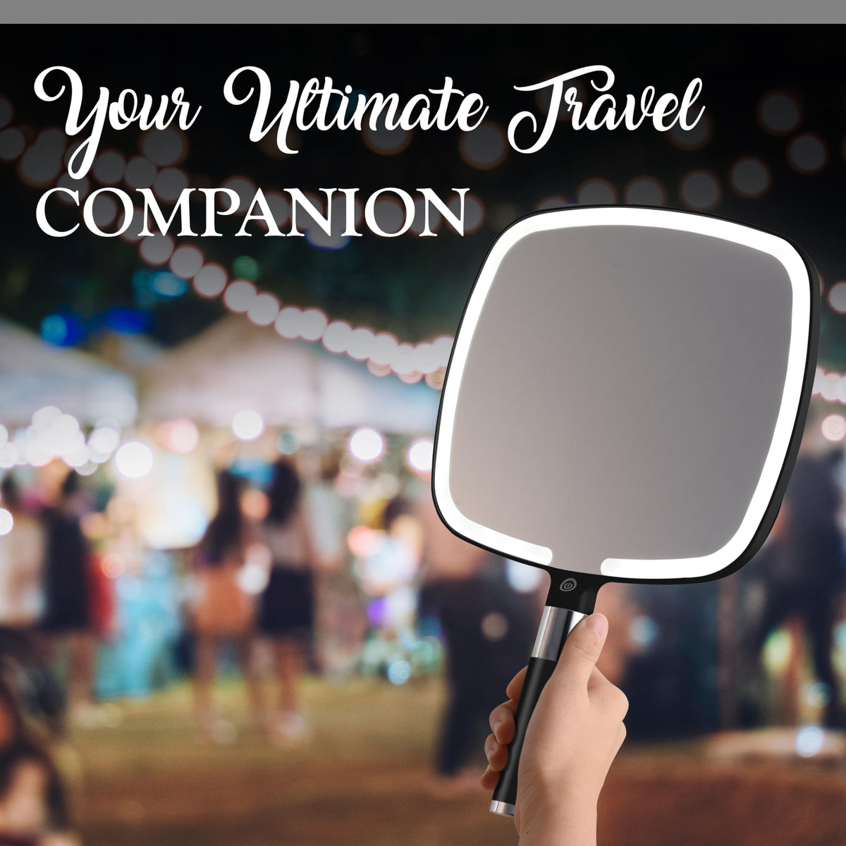 Slim, thin design fits in compact bags for travel