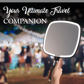 Slim, thin design fits in compact bags for travel