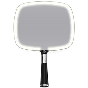 MIRRORVANA Lighted Travel Mirror with stand for hands-free makeup on the go