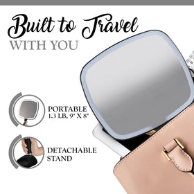 MIRRORVANA ultra-HD glass delivers crisp reflections for precise makeup checks
