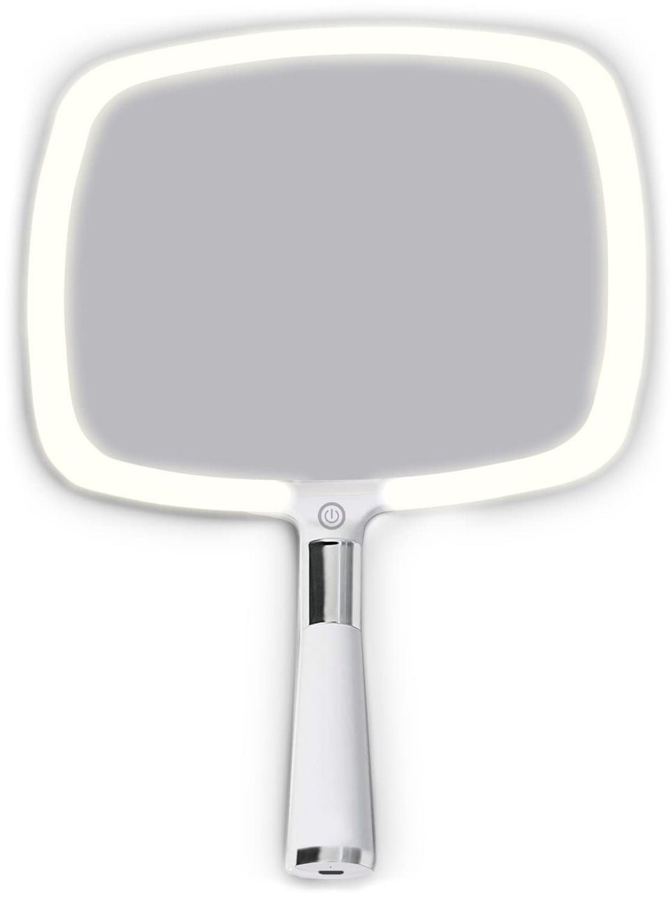 MIRRORVANA lighted travel mirror with LED for precise on-the-go grooming.