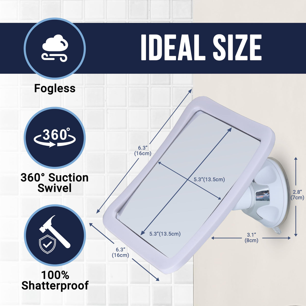 Compact, travel-friendly design makes on-the-go grooming easier without sacrificing visibility.