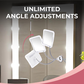 Mirrorvana translucent frame adds modern aesthetic to any vanity.