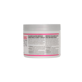 Closeup of the Mirta De Perales cream texture in the jar hints luxurious smoothness.