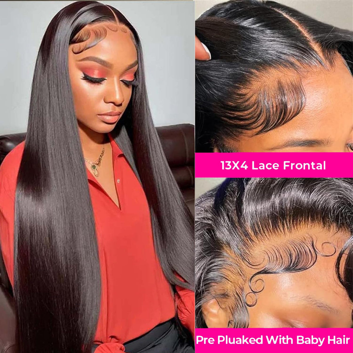 MIRTHFUL lace front cap with adjustable straps and four combs