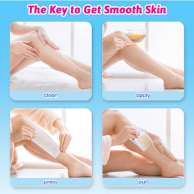 MIRUCOO strips compatible with soft wax formulas for versatile use