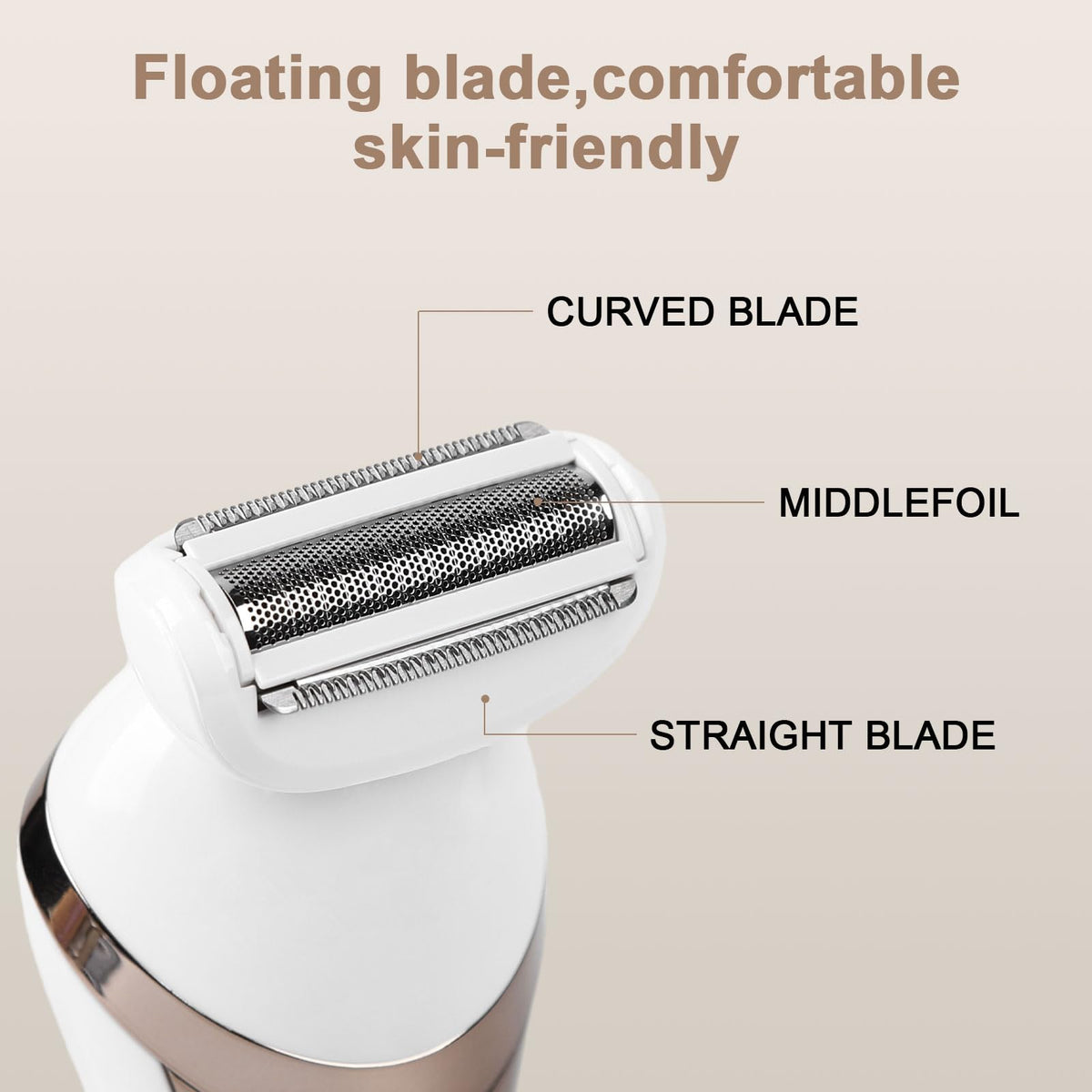 MiRUSI Epilator cordless design for convenient travel and on-the-go grooming.