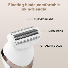 MiRUSI Epilator cordless design for convenient travel and on-the-go grooming.