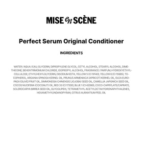 Mise En Scene conditioner applied to wet hair for better moisture