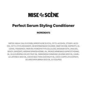 Mise En Scene Perfect Serum Styling Conditioner smooths texture with natural oils for daily use