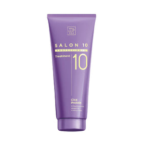 Mise En Scene Salon 10 bottle front shows cica protein treatment for damaged hair.