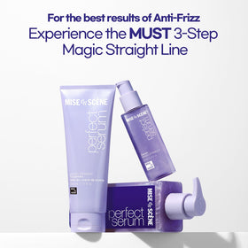 Mise En Scene travel-size treatment mini for detangling and smoothing.