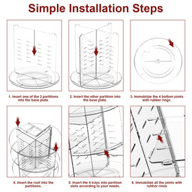 MISERWE top-plate design keeps slender brushes aligned for quick access.