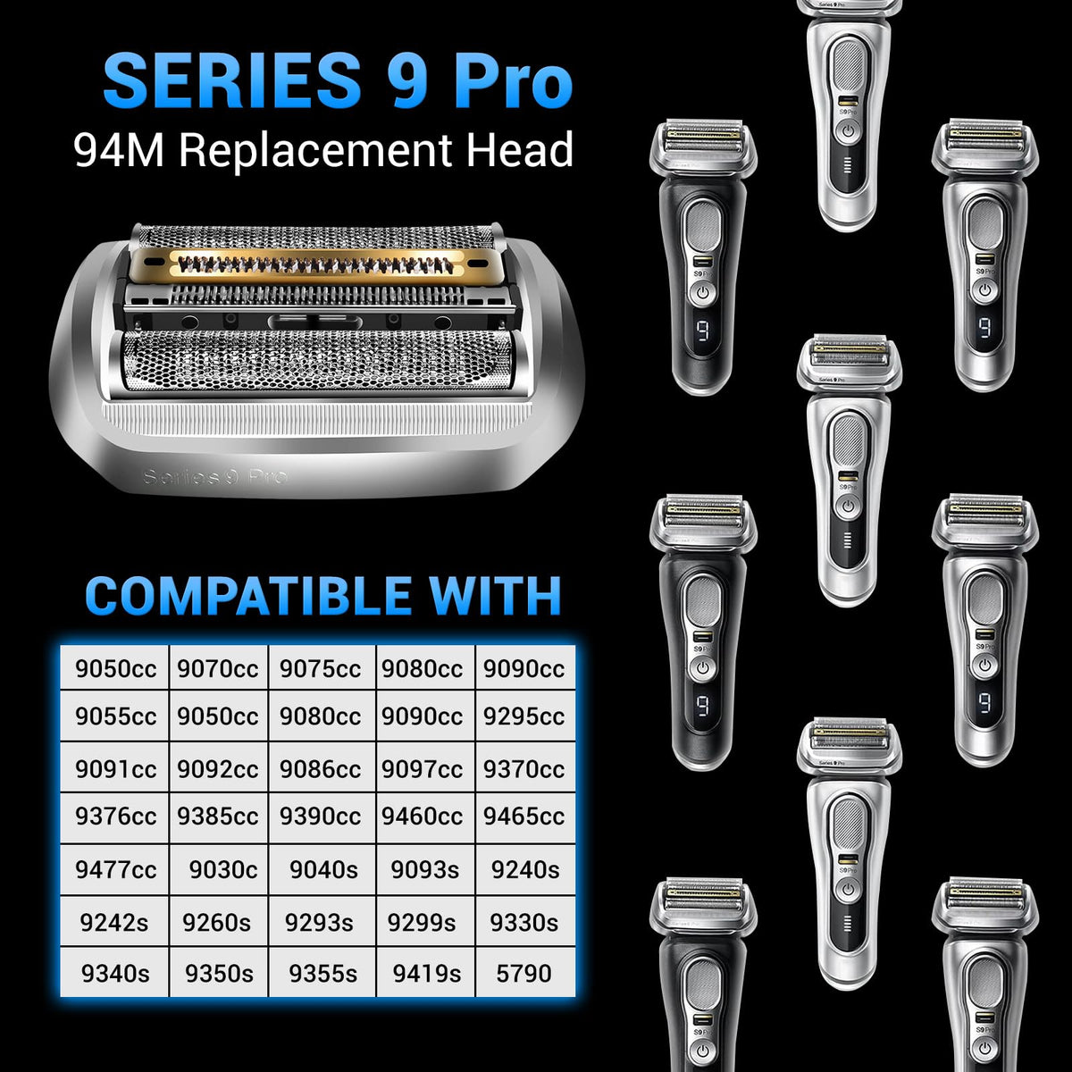 MISHAVE 94M head closer shave performance helps efficient grooming.