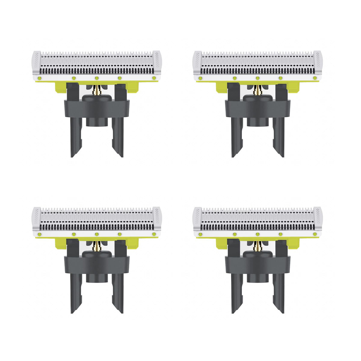 MISHAVE OneBlade replacement blades close-up for precise shaving