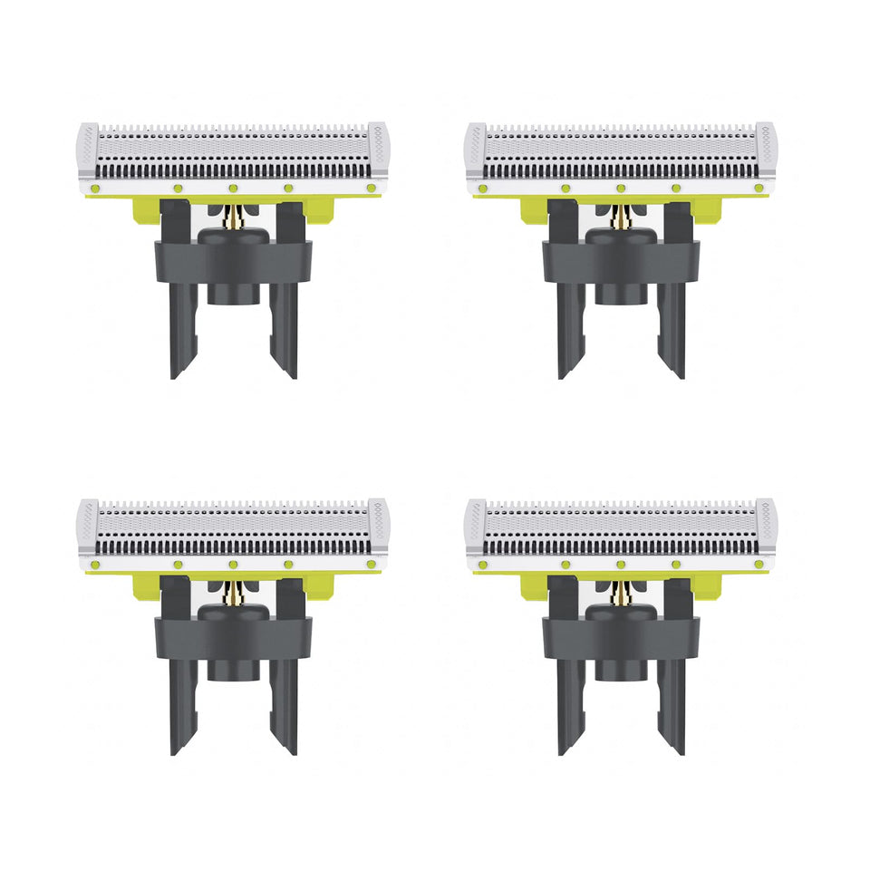 MISHAVE OneBlade replacement blades close-up for precise shaving