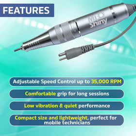 MiShiny nail drill includes a 3-month warranty and responsive support.