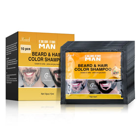 MISICH Black Beard Dye pack for at home color and easy facial hair coverage.