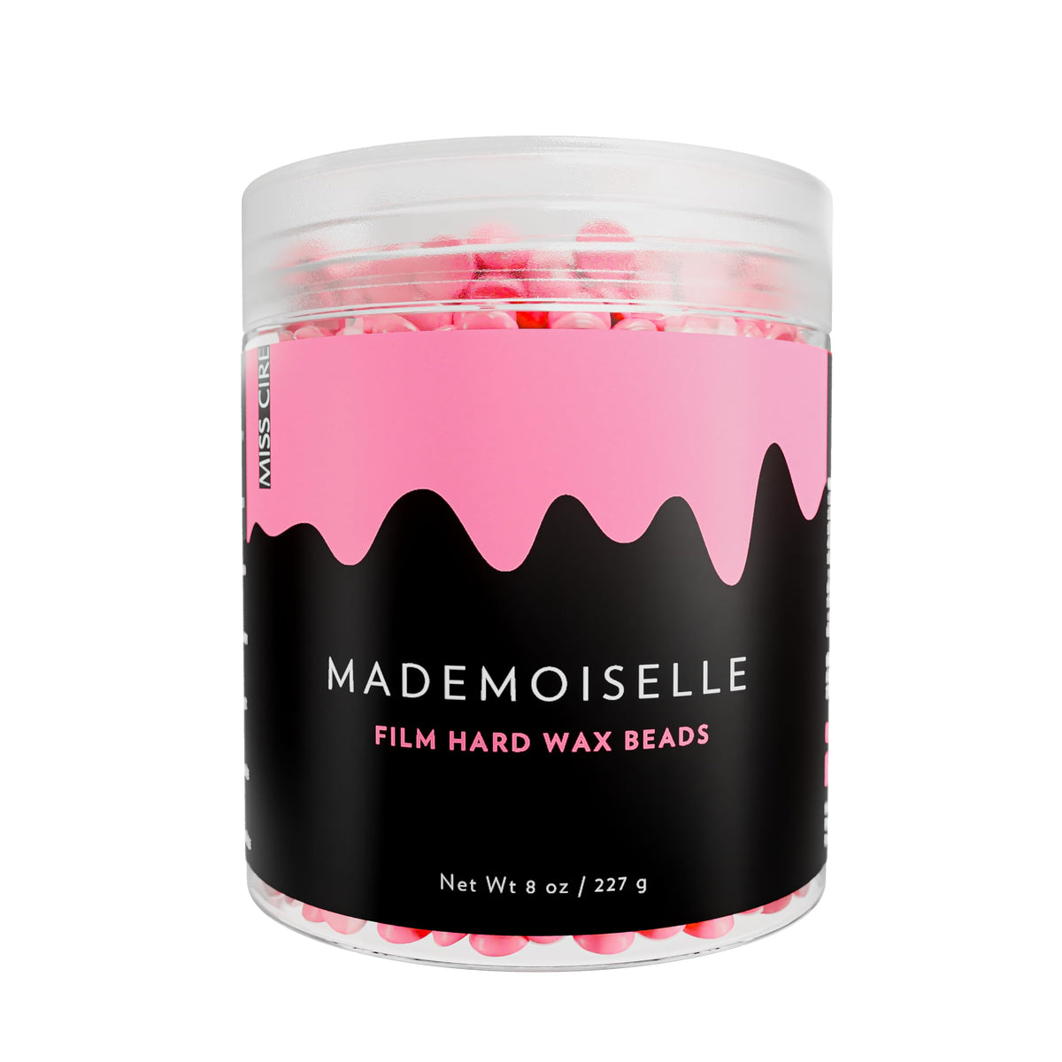 Miss Cire Mademoiselle Pink wax beads for smooth, strip-free waxing at home.
