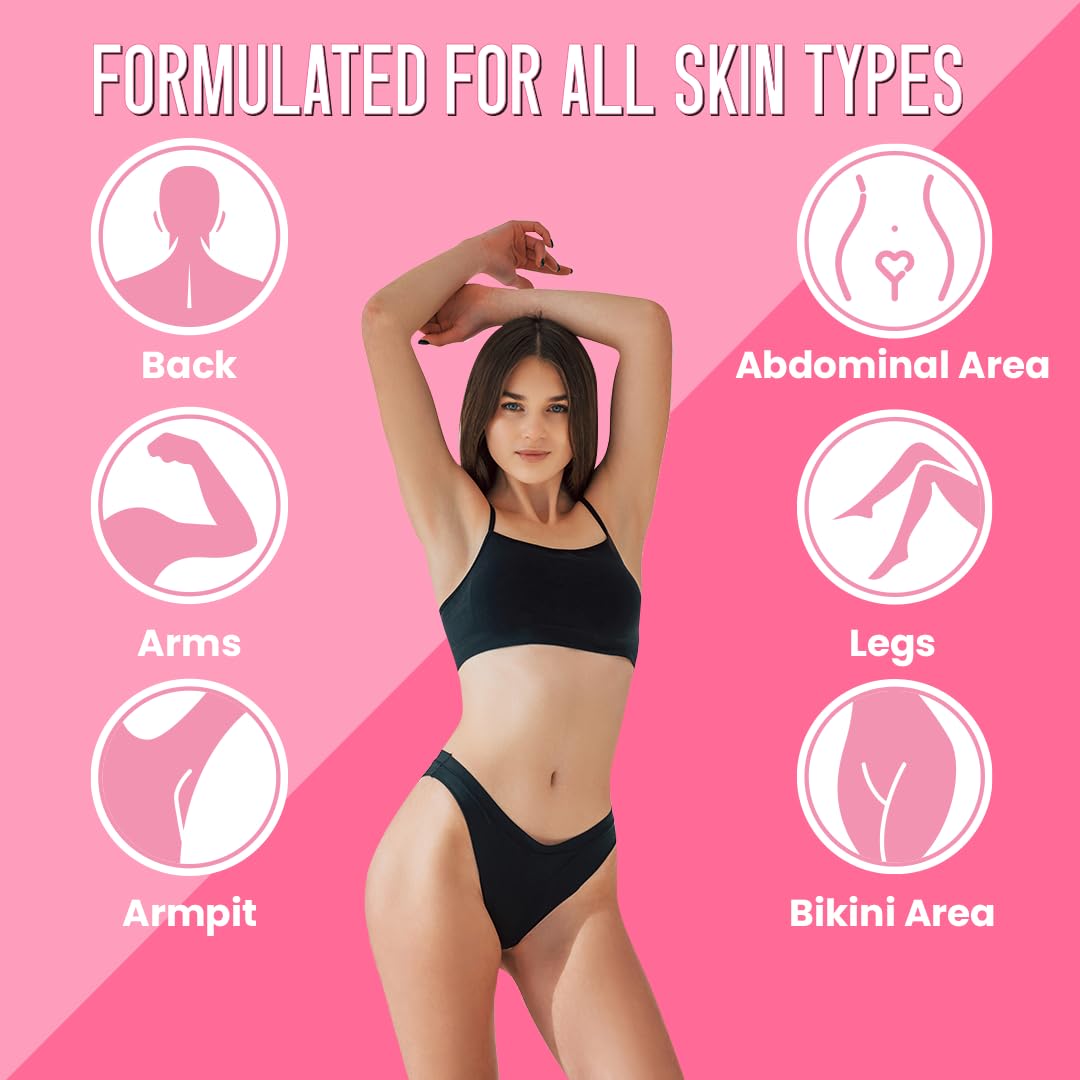 Miss Cire Mademoiselle Pink wax with a low melting point for gentle application.