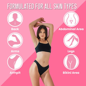 Miss Cire Mademoiselle Pink wax with a low melting point for gentle application.