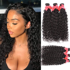 Miss GAGA Brazilian water wave bundles in natural 1B shade for easy blending.