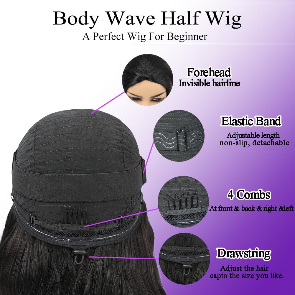 Miss Lee body wave wig can be straightened, curled, or dyed like natural hair.