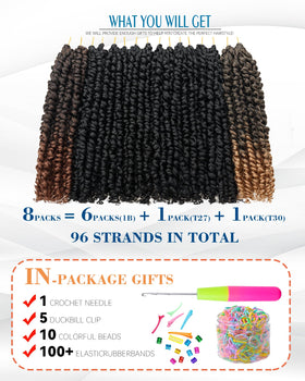 Miss Sula Passion Twist pre-looped hair simplifies crochet setup and secure attachment